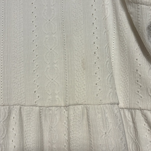 Sugar & Jade Girls white cap sleeve eyelet dress - Picture 2 of 7